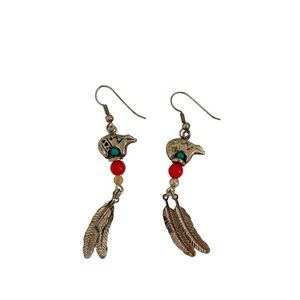 Zuni Bear Style Earrings